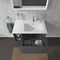 Duravit Waschtischunterbau L-CUBE 400x820x481mm Becken rechts graphit matt