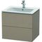 Duravit Waschtischunterbau L-CUBE 620x481x550mm leinen