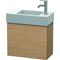 Duravit Waschtischunterbau L-CUBE 400x480x240mm Ans li europäische eiche