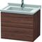Duravit Waschtischunterbau L-CUBE 469x670x558mm nussbaum dunkel