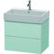 Duravit Waschtischunterbau L-CUBE 544x684x459mm lichtblau matt