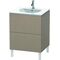 Duravit Waschtischunterbau L-CUBE 514x620x704mm leinen