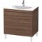 Duravit Möbelwaschtisch DARLING NEW 800x540mm o ÜL 1 HL nussbaum dunkel