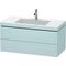 Duravit Waschtischunterbau L-CUBE m WT Vero Air 500x1000x480mm 1 HL li-bl