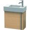 Duravit Waschtischunterbau VERO AIR 436x484x211mm Ans links eiche gebürstet