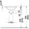 Duravit Einbauwaschtisch ARCHITEC m ÜL o HLB d= 400 o HL So-Schl weiß