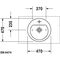 Duravit Aufsatzbecken DARLING NEW m ÜL HLB 470mm geschli 1 HL weiß WG
