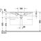 Duravit Möbelwaschtisch DARLING NEW m ÜL HLB 1030x545mm 3 Hahnlöcher weiß WG