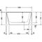 Duravit Rechteck-Badewanne DURASTYLE 1400x800mm weiß