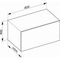 Keuco Sideboard EDITION 90 800x400x485mm Eiche dunkelgrau KEUCO