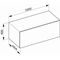 Keuco Sideboard EDITION 90 1000x400x485mm Eiche dunkelgrau KEUCO