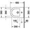 Duravit Wand-Bidet DARLING NEW COMPACT m ÜL HLB 365x485mm 1 Hahnloch weiß WG