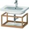 Duravit Ablage DURASTYLE 440x590x300mm weiß matt/eiche massiv