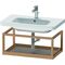 Duravit Ablage DURASTYLE 440x740x300mm basalt matt/eiche massiv