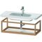 Duravit Ablage DURASTYLE 440x940x300mm weiß matt/eiche massiv