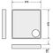 Duravit Wannenträger für 720116, 1000x1000mm