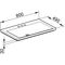 Keuco Mineralguss-WT ROYAL REFLEX m 3L-Boh we alpin 800x30x490mm KEUCO