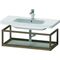 Duravit Ablage DURASTYLE 440x940x300mm betongr matt/nussbaum mass