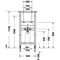 Duravit Waschtisch-Element DURASYSTEM 500x1148mm, Standard, Trockenbau