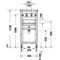 Duravit Waschtisch-Element DURASYSTEM 500x1148mm, für Wandarmatur, Trockenbau
