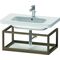 Duravit Ablage DURASTYLE 440x740x300mm weiß matt/nussbaum massiv