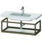 Duravit Ablage DURASTYLE 440x940x300mm weiß matt/nussbaum massiv