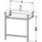 Duravit Handtuchhalter DURASTYLE 440x590mm nussbaum massiv