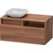 Duravit Waschtischunterbau DURASTYLE 550x1000x500mm Auss links nussbaum natur