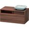 Duravit Waschtischunterbau DURASTYLE 550x1000x500mm Auss re nussbaum natur