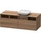 Duravit Waschtischunterbau DURASTYLE 550x1400x500mm Auss re nussbaum natur