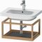 Duravit Ablage DURASTYLE 440x590x300mm graphit matt/eiche massiv