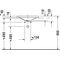Duravit Einbauwaschtisch P3 Comforts o ÜL HLB 550x360mm ohne Hahnloch weiß WG