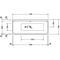 Duravit Rechteck-Badewanne P3 Comforts 1700x700mm, 1 Rückenschräge links weiß