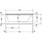 Duravit Rechteck-Badewanne P3 Comforts 1700x700mm, 1 Rückenschräge rechts weiß