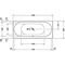 Duravit Rechteck-Whirlwanne DARLING NEW 165 l 180x80 we 2 RS Combi-System E