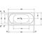 Duravit Rechteck-Whirlwanne DARLING NEW 170 l 1900x900 we 2 RS Combi-System P