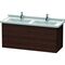 Duravit Waschtischunterbau L-CUBE 469x1220x558mm nussbaum gebürstet
