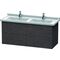 Duravit Waschtischunterbau L-CUBE 469x1220x558mm eiche dunkel gebürstet