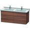 Duravit Waschtischunterbau L-CUBE 469x1220x558mm nussbaum natur