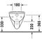 Duravit Wand-WC ARCHITEC VITAL ti. 350x700mm barrierefr HG weiß