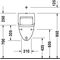 Duravit Urinal STARCK 3 330x350mm Zul v ob o Fliege HG weiß