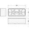Duravit Rechteck-Badewanne VERO AIR Einbauversion 1 RS 1700x750mm weiß