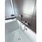 Duravit Badewanne VERO AIR 180x80 Ecke rechts 2 Rückenschrägen weiß