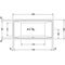 Duravit Whirlwanne VERO AIR 1900x900 Einbauversion 2 RS we Air-Sys.