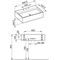 Keuco Keramik-Waschtisch EDITION 90 805x205x535mm we m 3L-Boh KEUCO