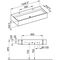 Keuco Keramik-Doppel-WT EDITION 90 1208x205x535mm we m 2x1L-Boh KEUCO