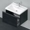 Duravit Waschtischunterbau D-NEO 1 Auszug 440x634x452mm eiche schwarz