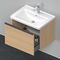 Duravit Waschtischunterbau D-NEO 1 Auszug 440x634x452mm eiche natur