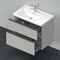 Duravit Waschtischunterbau D-NEO 625x784x452mm 1 Ausz. 1 Schubk bet-gr ma
