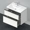 Duravit Waschtischunterbau D-NEO 625x784x452mm 1 Ausz. 1 Schubk. we matt